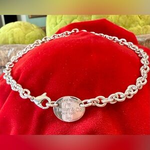 Pre Loved Tiffany & Co. Return to Tiffany Choker Necklace 925 Sterling Silver